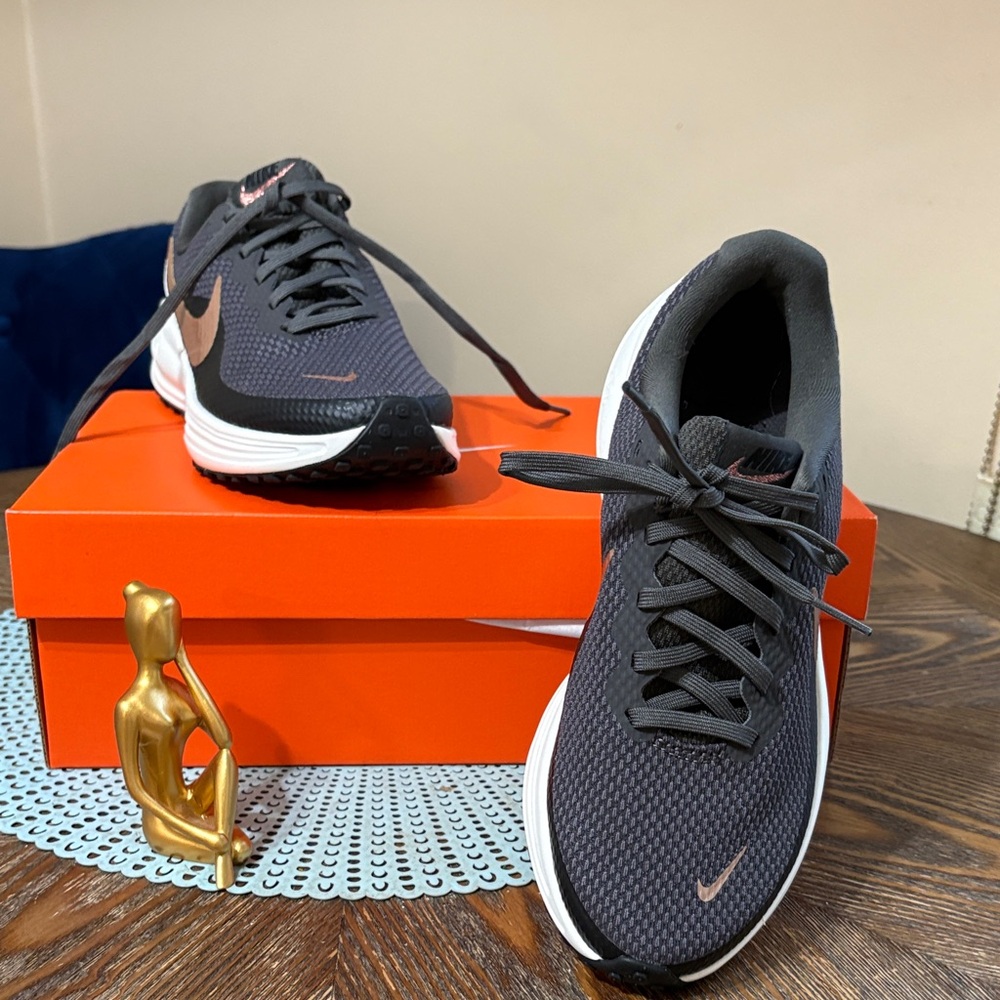 Nike Charcoal and White Sneakers